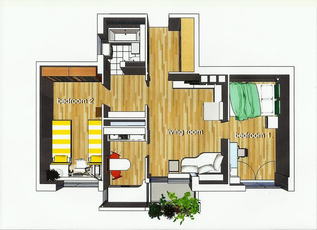 Apartment Spacious Liman 诺威萨 外观 照片